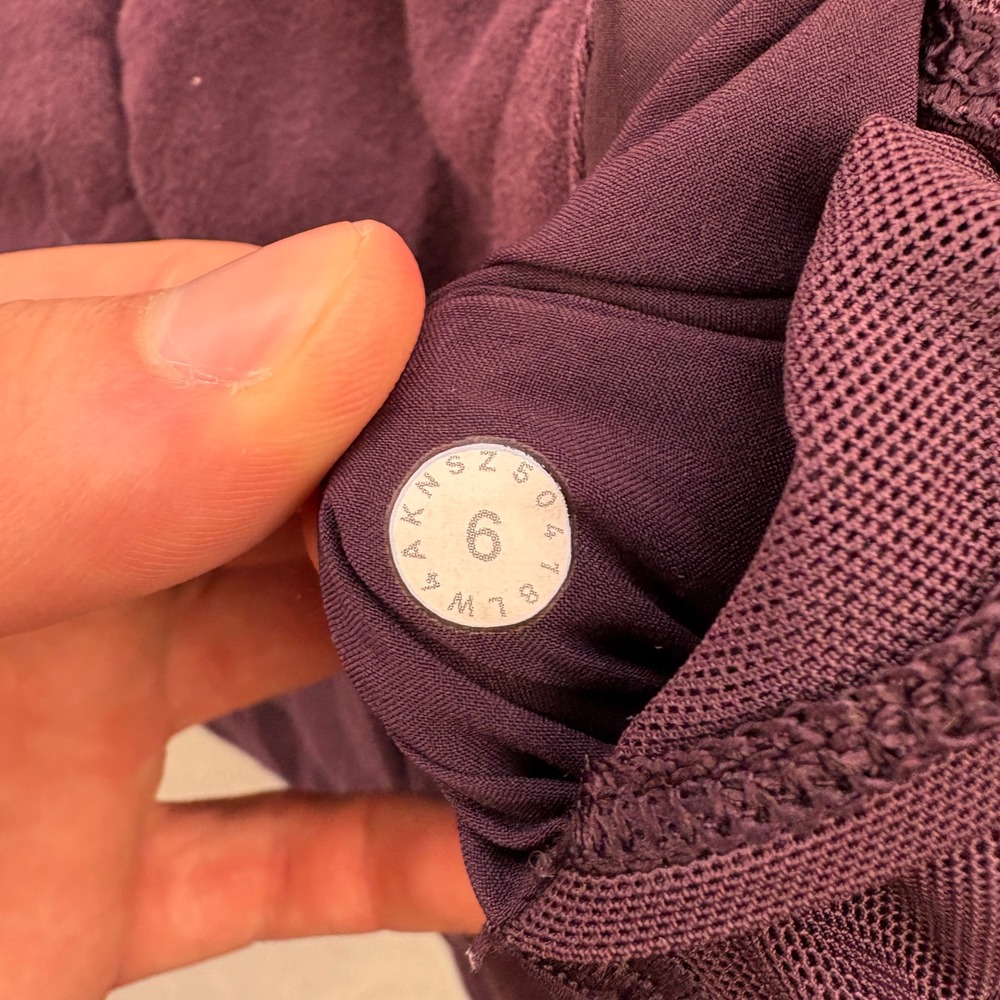 Lululemon Jacket Womens 6 Purple Forever Warm Reversible Quilted Full Zip Yoga - Picture 8 of 12